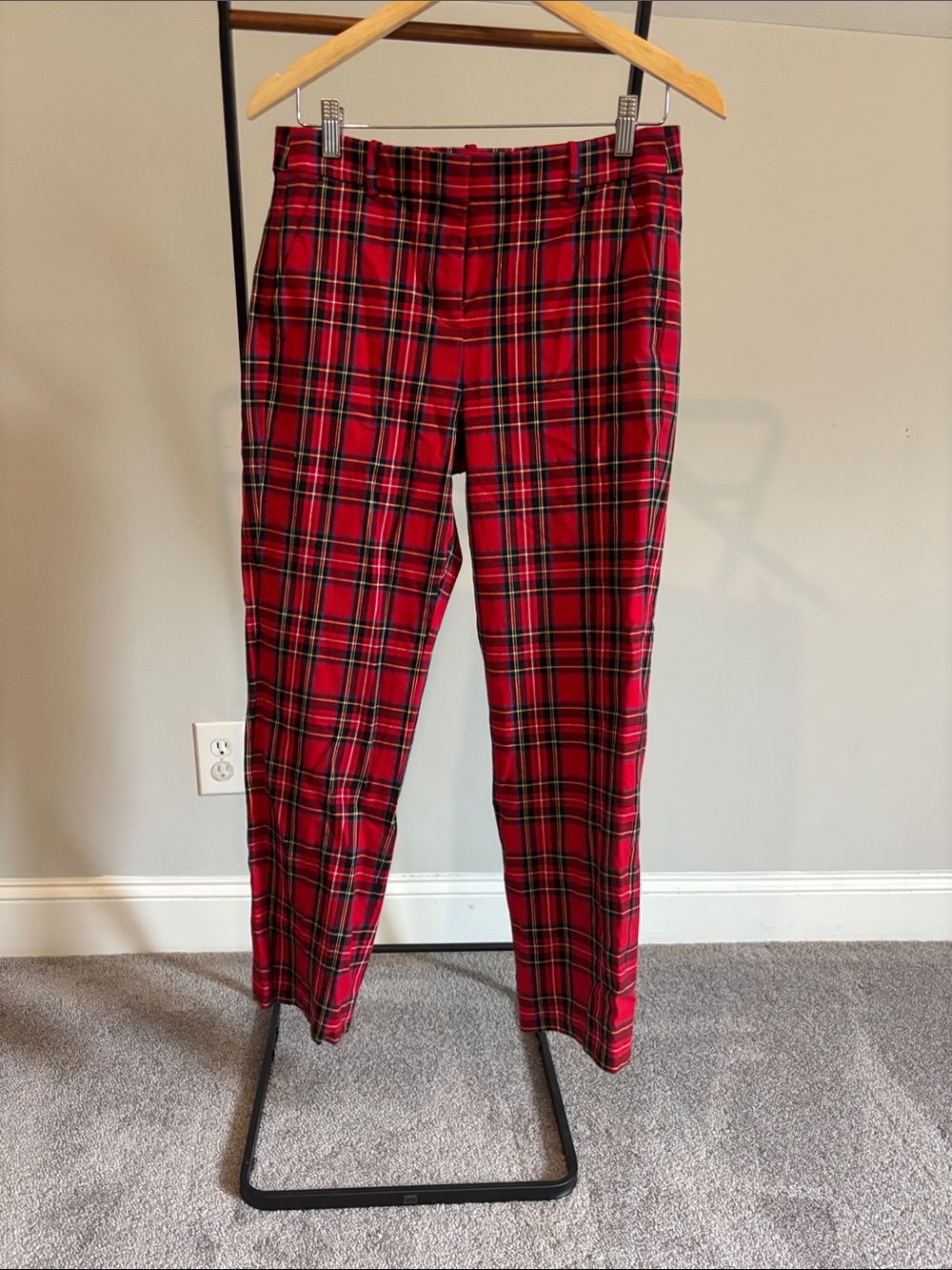 J crew tartan plaid Kallie Pant